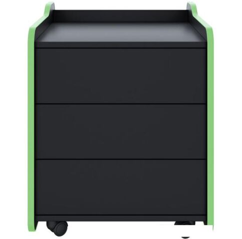 Тумба VMM Game Case 50 Black Green CS-2BKGN (черный/зеленый)