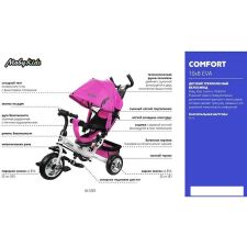 Детский велосипед Moby Kids Comfort 10x8 EVA (розовый)