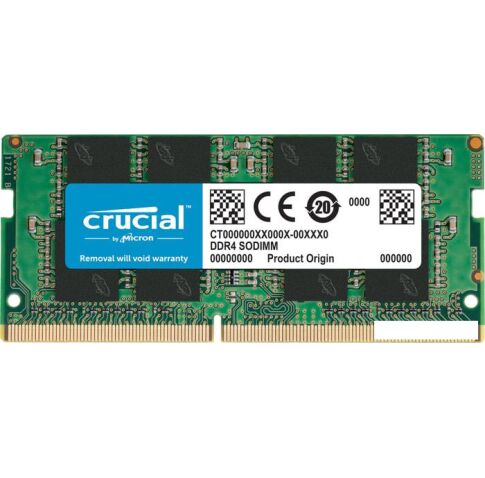 Оперативная память Crucial 8GB DDR4 SODIMM PC4-21300 CT8G4SFRA266