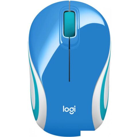 Мышь Logitech M187 (голубой)