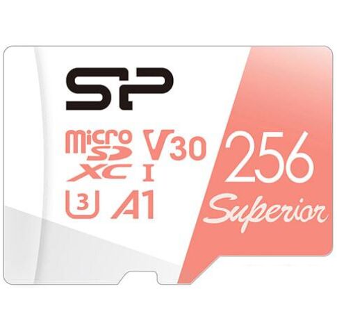 Карта памяти Silicon-Power Superior A1 microSDXC SP256GBSTXDV3V20 256GB