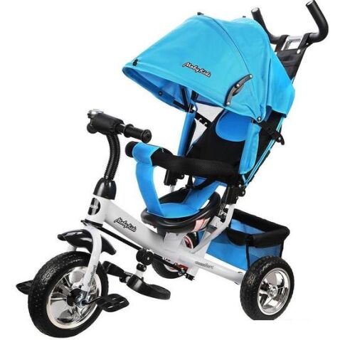 Детский велосипед Moby Kids Comfort 10x8 EVA (голубой)