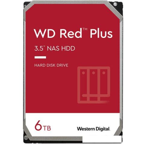 Жесткий диск WD Red Plus 6TB WD60EFZX