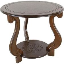 Журнальный столик Мебелик Грация М (темно-коричневый)