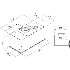 Кухонная вытяжка KUPPERSBERG Ibox 60 B