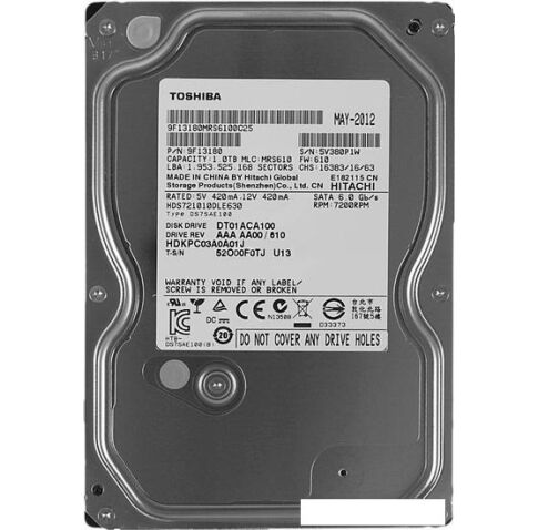 Жесткий диск Toshiba DT01ACA 1TB (DT01ACA100)