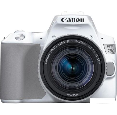 Зеркальный фотоаппарат Canon EOS 250D Kit 18-55 IS STM (белый)