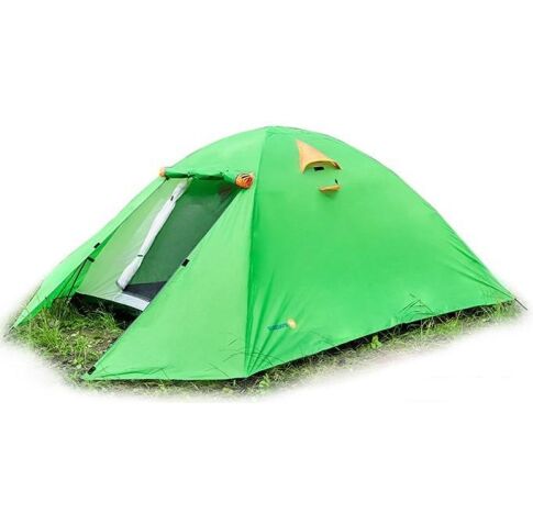Треккинговая палатка Sundays GC-TT007-3P v2 (зеленый/желтый)