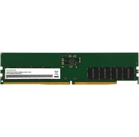 Оперативная память Digma 16ГБ DDR5 7200 МГц DGMAD57200016S