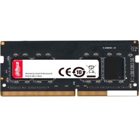 Оперативная память Dahua 8ГБ DDR4 SODIMM 3200 МГц DHI-DDR-C300S8G32