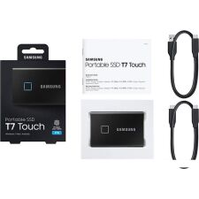 Внешний накопитель Samsung T7 Touch 500GB (черный)