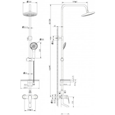 Душевая система Lemark LM0462C