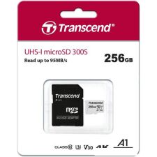 Карта памяти Transcend 300S 256GB (с адаптером)