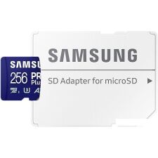 Карта памяти Samsung PRO Plus microSDXC 256GB MB-MD256SA/EU (с адаптером)