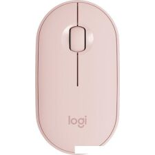 Мышь Logitech M350 Pebble (розовый)