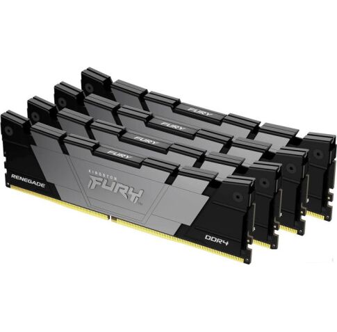 Оперативная память Kingston FURY Renegade 4x32ГБ DDR4 3600 МГц KF436C18RB2K4/128