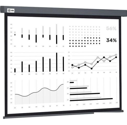 Проекционный экран CACTUS Wallscreen 180x180 CS-PSW-180X180-SG