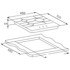 Варочная панель Weissgauff HGG 451 BFH