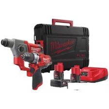 Набор электроинструментов Milwaukee M12 FPP2B-402X (с 2-мя АКБ, кейс, перфоратор) 4933459813