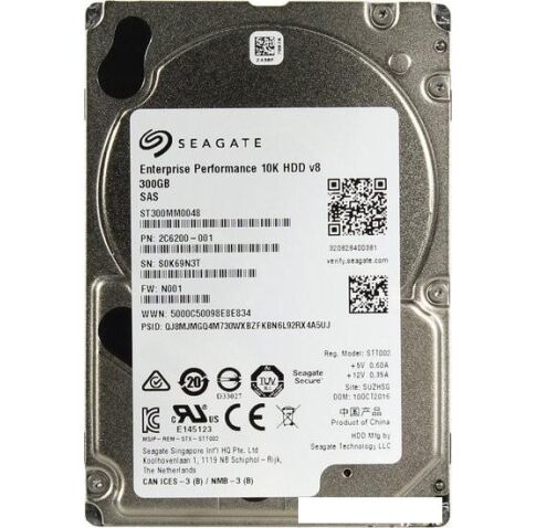 Жесткий диск Seagate Enterprise Performance 10K v.8 300GB [ST300MM0048]