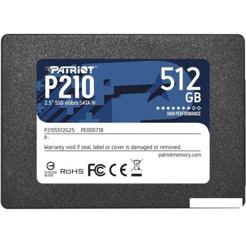 SSD Patriot P210 512GB P210S512G25