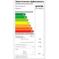 Электрический духовой шкаф Gorenje BOP799S51X