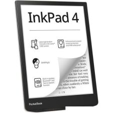 Электронная книга PocketBook 743G InkPad 4 (черный/серебристый)