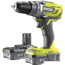 Дрель-шуруповерт Ryobi R18DD3-220S 5133003348 (с 2-мя АКБ 2 Ah, сумка)