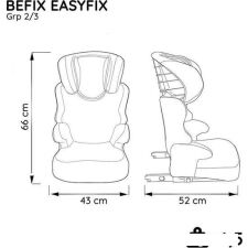 Детское автокресло Nania Befix Easyfix (tech silver)