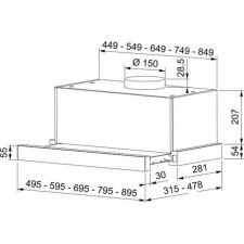 Кухонная вытяжка Franke Touch WH 50 315.0702.969