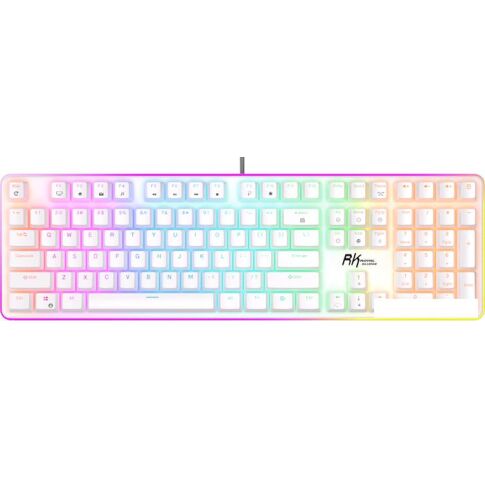 Клавиатура Royal Kludge RK918 RGB (белый, RK Red)