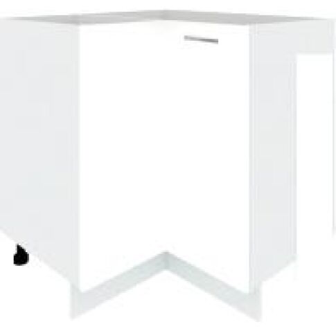 Шкаф напольный Кортекс-мебель Корнелия Лира НШУ без столешницы угловой (белый)
