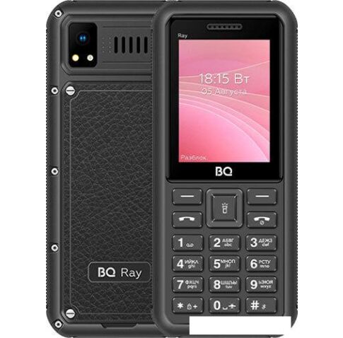 Кнопочный телефон BQ-Mobile BQ-2454 Ray (серый)