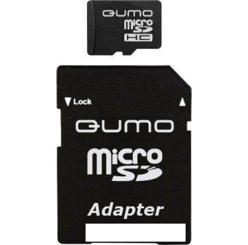 Карта памяти QUMO microSDHC (Class 10) 32GB (QM32GMICSDHC10)