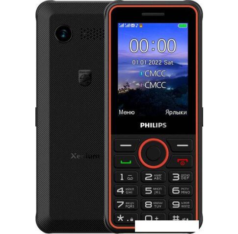 Кнопочный телефон Philips Xenium E2301 (темно-серый)