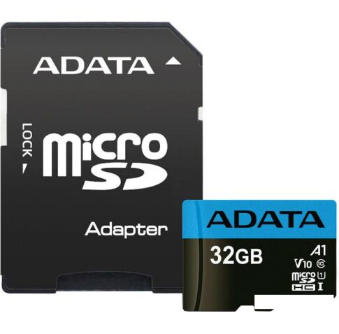 Карта памяти A-Data Premier AUSDH32GUICL10A1-RA1 microSDHC 32GB (с адаптером)