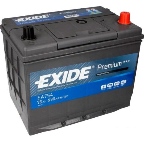 Автомобильный аккумулятор Exide Premium EA754 (75 А/ч)