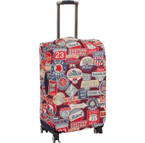 Чехол для чемодана Grott универсальный 210-LCS459 55 см (наклейки)