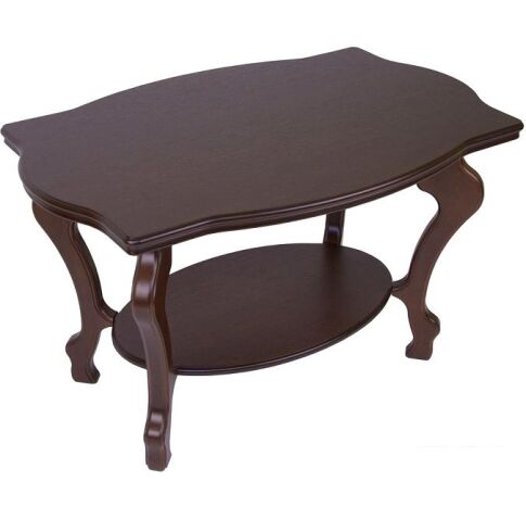Журнальный столик Мебелик Берже 1 (темно-коричневый)