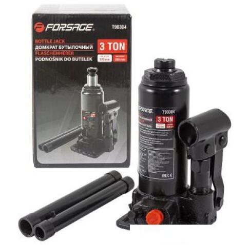 Бутылочный домкрат FORSAGE F-T90304(DS) 3т