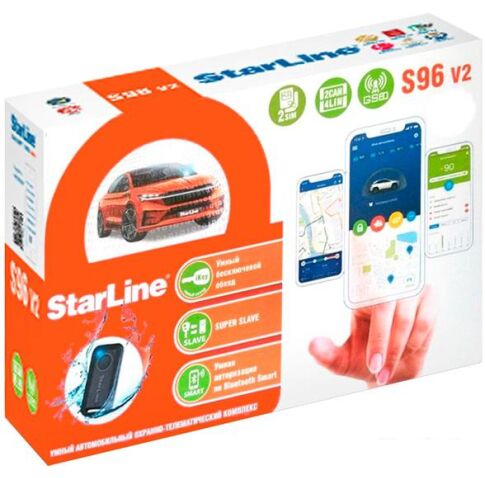 Автосигнализация StarLine S96 v2 2CAN+4LIN 2SIM GSM