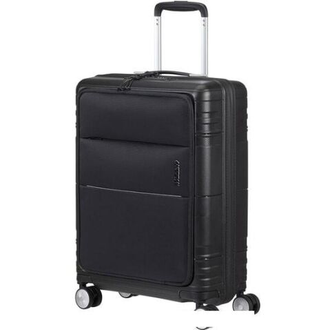 Чемодан-спиннер American Tourister Hello Cabin Onyx Black 55 см