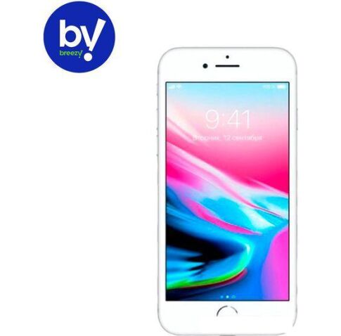 Смартфон Apple iPhone 8 64GB Воcстановленный by Breezy, грейд B (серебристый)