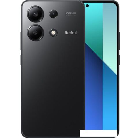 Смартфон Xiaomi Redmi Note 13 8GB/256GB с NFC международная версия (полуночный черный)