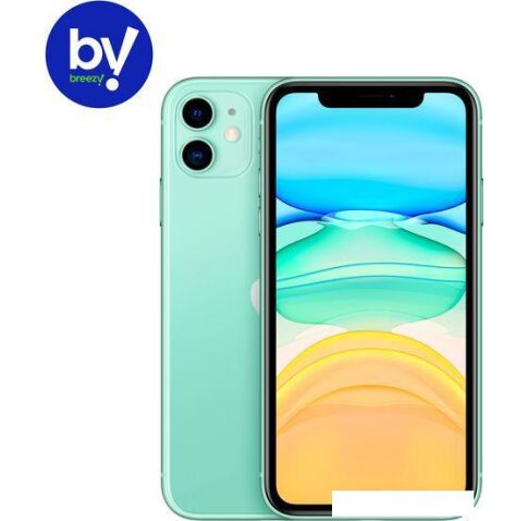 Смартфон Apple iPhone 11 128GB Восстановленный by Breezy, грейд B (зеленый)