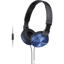 Наушники с микрофоном Sony MDR-ZX310AP (синий)