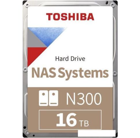 Жесткий диск Toshiba N300 16TB HDWG31GUZSVA