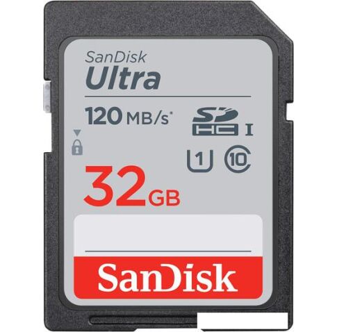 Карта памяти SanDisk Ultra SDHC SDSDUN4-032G-GN6IN 32GB