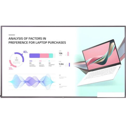 Информационная панель LG 75UH5J-H
