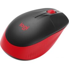 Мышь Logitech M190 (черный/красный)